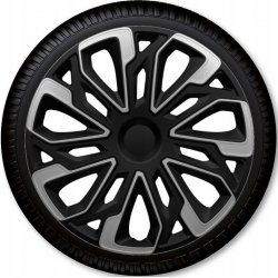 4 Racing Estoril Silver Black 14'' 4 ks