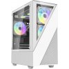 PC skříň Darkflash Aigo E330M + 4 ARGB fans white