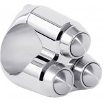 Motone, mikrospínač s 3 tlačidlami. Chróm – Sleviste.cz