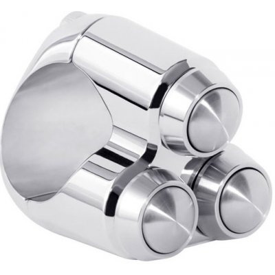 Motone, mikrospínač s 3 tlačidlami. Chróm – Sleviste.cz