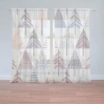 Záclony Barevné stromky: 2 ks - 150x250 cm - Sablio – Hledejceny.cz