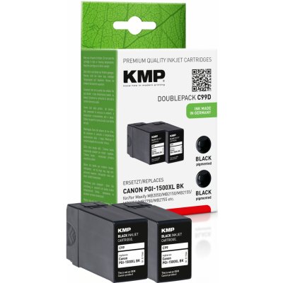 KMP Canon PGI-1500XL BK Multipack - kompatibilní – Zboží Mobilmania