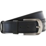 Arwel černý kožený pánský opasek s dvojitým šitím 913-5002-2-60/60-9008-40 – Sleviste.cz