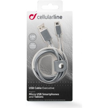 Cellularline USBDATACMUSBLEATH microUSB