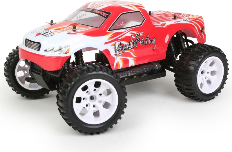 Himoto Monster Truck EMXT 1 elektro RTR set 2 4GHz červená 1:10