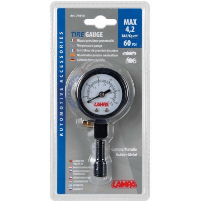 Lampa Kovový pogumovaný pneuměřič 4,2 bar | Zboží Auto