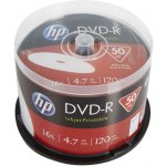HP DVD-R 4,7GB 16x, printable, cakebox, 50ks (69317) – Sleviste.cz