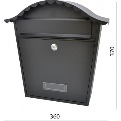 Poštovní schránka H 370 x L 360 mm x W 130 mm – HobbyKompas.cz