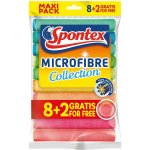 Spontex Microfibre utěrka 30 x 30 cm 8 + 2 ks – Zboží Dáma