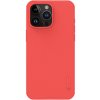 Pouzdro a kryt na mobilní telefon Apple Nillkin Super Frosted Apple iPhone 15 Pro Max Red Without Logo Cutout