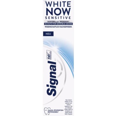 Signal Zubní pasta White Now Sensitive 75 ml – Hledejceny.cz