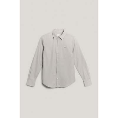 GANT SLIM STRETCH OXFORD SHIRT CONCRETE BEIGE – Sleviste.cz