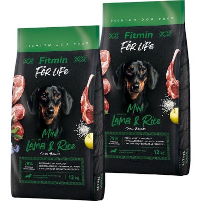 Fitmin For Life Dog Lamb & Rice Mini 2 x 12 kg – Zbozi.Blesk.cz