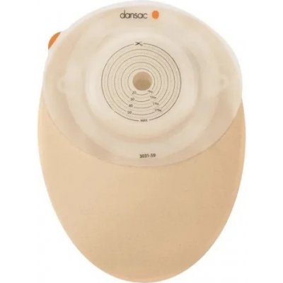 Dansac NovaLife 1 Closed Convex 30 ks—Střední, uzavřený, béžový, otvor 20-60 mm – Sleviste.cz