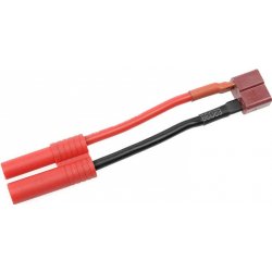 GForce Konverzní kabel Deans samec 4.0mm zlacený 14AWG