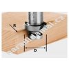 Fréza Festool HW R4-OFK 500 (490094) Zaoblovací fréza R4