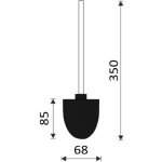 Nimco WC kartáč 1178W-90 – Hledejceny.cz