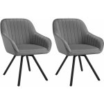 Tectake 405663 šedá 2 ks – Zboží Mobilmania