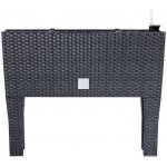 Prosperplast Rato Case High Samozavlažovací truhlík 80 x 33 x 65 cm antracit – Sleviste.cz