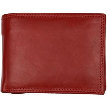 HMT pánská celá kožená peněženka červená