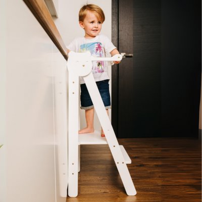 Family scl Skládací dětská učící věž Bílá – Zboží Dáma