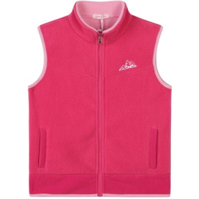 Kugo dívčí fleesová vesta růžová FM7894 – Zbozi.Blesk.cz