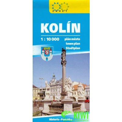 Kolín plán města 1:10 000 – Hledejceny.cz