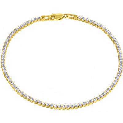 Gemmax Jewelry Působivý elegantní zlatý se zirkony GLBYB162899 – Hledejceny.cz