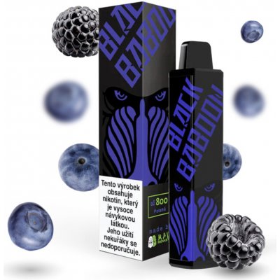 Black Baboon Black Berg 16 mg 800 potáhnutí – Zboží Dáma