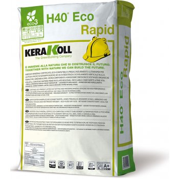 KERAKOLL H40 Eco Rapid minerální rychletuhnoucí lepidlo 25 kg šedé