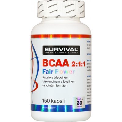 Survival BCAA 2:1:1 Fair Power 150 kapslí – Hledejceny.cz