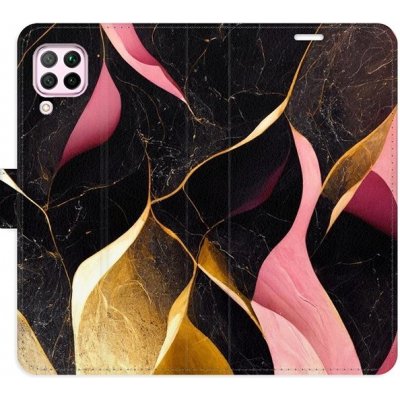 Pouzdro iSaprio flip Gold Pink Marble 02 Huawei P40 Lite – Hledejceny.cz