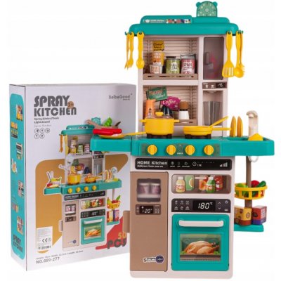 Ramiz Dětská kuchyňka se světly zvukem a funkcí vody 50el. Modrá – Zboží Dáma