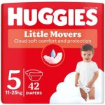 Huggies Little Movers 5 11-25 kg 42 ks – Zbozi.Blesk.cz