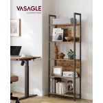 VASAGLE Regál knihovna industriální 62x165x24 cm – Zboží Dáma