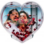 Fotorámeček plovoucí srdíčkové třpytky MALÉ SRDCE – Zboží Dáma
