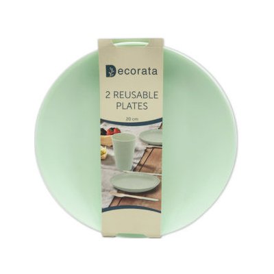 Procos Plastové talíře MINTOVÉ, 20 cm – Zbozi.Blesk.cz