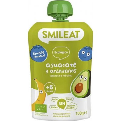 Smileat BIO kapsička jablko, banán, avokádo a borůvky 100 g – Zboží Mobilmania