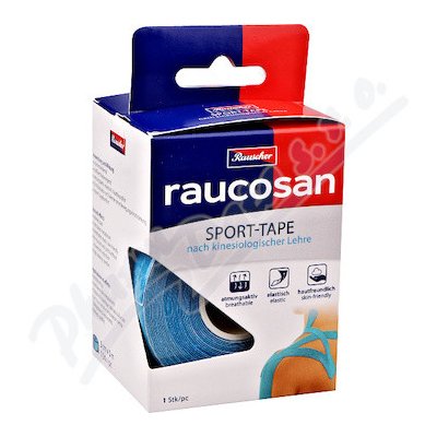 Raucosanv tejpovací páska Kinesio Tape tyrkys 109702 5 cm x 5 m – Zboží Dáma