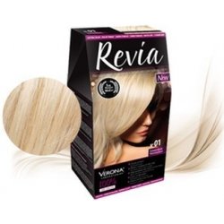 Revia 100% 3D barva na vlasy 01 platinový Blond