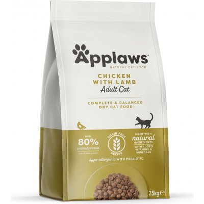 Applaws cat Adult Chicken & Lamb 2 x 7,5 kg – Zbozi.Blesk.cz