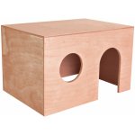 Trixie Dřevěný domek pro morčata rovná střecha 24 x 15 x 15 cm – Zboží Mobilmania