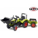 FALK Šlapací traktor Claas Arion 430 s nakladačem a vlečkou – Hledejceny.cz