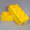 Box a koš na hračky LEGO® úložný box 25 x 50,2 x 18,1 cm červená