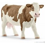 Schleich 13801 Simmental Cow – Zboží Mobilmania