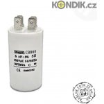 Motorový rozběhový kondenzátor 6uF 450V CBB60A