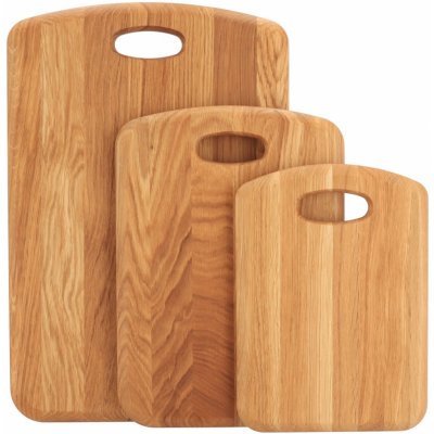 ČistéDřevo Sada prkének premium z dubového dřeva 3ks – Zboží Mobilmania