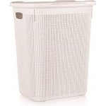 Brilanz Koš ratanový s víkem 50 l, 43 x 34 x 55 cm, krémový – Hledejceny.cz