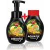 Ekologické mytí nádobí Dedra Aquatix EcoFoam Sada 1+1 Aktivní EKO pěna na ruční mytí nádobí meloun, 300 + 300 ml