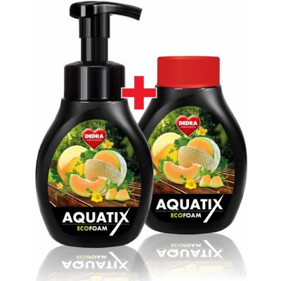Dedra Aquatix EcoFoam Sada 1+1 Aktivní EKO pěna na ruční mytí nádobí meloun, 300 + 300 ml – HobbyKompas.cz